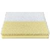Folpus Golf Tappetino Allenamento Golf Mat Doppia Trama Bicolore per Colpi di Uscita con Setole Lunghe in Nylon Base Robusta in Gomma Adatto per Pratica Sul, Bianco-beige, 39-5x29-5cm