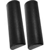 EXAOMBLE Rullo Roller Semicircolare in Epp Nero per Esercizi | Mezza Forma Compatta, Supporto per Stretching e Pilates, Accessorio per Allenamento e Postura
