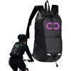 Yuqsmzs Zaino Motociclista LED Zaino per Computer Portatile con Display LED