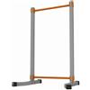 Wswqop Barra Fitness Domestica Stazione Trazioni Parallele Supporto Allenamento Telaio Regolabile Struttura Compatta in Acciaio Titanio Adatta a Casa