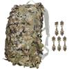 Generic Copertura Zaino Ghillie Tactical Camouflage 3D for Zaini 60L 80L