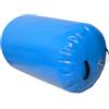XFNWT Air Roller, rullo gonfiabile per ginnastica, allenatore di capriole all'indietro, tappetini gonfiabili per allenamento di ginnastica per coordinazione corporea, salto all'indietro,Blue-50*70cm Manual