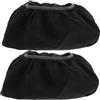 ibasenice 2 Pezzi Backpack Bottom Protector Cover, Copertura Inferiore per Zaino, Nero, Antipolvere, vestibilità, per Rucksack e Backpack, per Outdoor e Campeggio