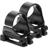 ifundom 2 Pezzi Clip per Boccaglio da Immersione, Supporto per Tubo Boccaglio Sostituibile, Fermacinturino da Snorkeling, Plastica Nera, Compatibile Attrezzatura da Sub