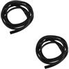 ibasenice 2 Pezzi Striscia Protettiva per Pagaia in PVC Nero per SUP | Profilo Leggero, Finitura Nera Elegante, Adatta a Surfing e Sport Acquatici