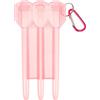 VILLCASE Custodia Rigida Portatile per Freccette, Box Rosa Leggero