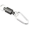 TOPINCN Porta Clip da Pesca a Mosca con Fibbia Magnetica con Forte Magnete per Un Rilascio Rapido della Rete e Uso Multifunzionale in Campeggio All'aperto, Acciaio Inossidabile