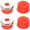 Didiseaon Ammortizzatori con Protezione D'impatto in PVC Rosso 95a Durezza 8 Pezzi e Stabilità Migliorata per Pattini a Rotelle per Roller Skates e Longboard