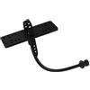 Abaodam Supporto per Fish Finder da Barca Nero in Nailon, Ferro e Silicone