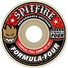 Spitfire Wheels Spitfire 'Formula Four' 101a. Conical Wheels. White/Red. 52mm.