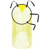 Chatonshen Rete Allenamento Calcio Porta Bersaglio Rete Allenamento Calcio Precisione Poliestere Mesh Ripiegabile Adatta per Pratica Sportiva Principianti Giardino 1pezzo, Giallo, 45x60 Cm