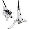 Generic Set di Freni a Disco Idraulici a Tamburo Posteriori per MTB, AM, DH, in CNC 7075-T6, Resistenti al Calore, con Cavo da 840 mm e 1550 mm.