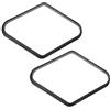 CHICIRIS Rastrelliera per Palline da Biliardo Professionale in Plastica da 2 Pezzi, Accessori per Forniture per Rastrelliera per Palline da Biliardo con Cornice Triangolare, con Stile