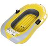 Annadue Canoa Kayak Gonfiabile 1, Barca Gonfiabile in PVC con Doppia Valvola, Barca a Remi da Pesca Portatile per Adulti, Carico 55 kg, Gommone da Immersione alla Deriva Resistente all'Usura da