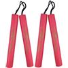 Goutdori Nunchucks per Bambini in Morbida Schiuma per Principianti, 2 Pezzi, Nunchucks da Allenamento Leggeri e sicuri con Imbottitura, Colore Rosso