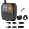 NINMORTH Pompa ad aria elettrica, 6000 mAh, 25 psi, touchscreen, senza fili, con luce LED, per campeggio, emergenze, gonfiatore a due livelli per pompa da 120 l/min, per kayak, portatile, per batteria da 6000