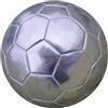 PithCogent Palloni da calcio Taglia 5 | Pallone da calcio Taglia 5, Pallone spesso Palloni sportivi in PU ispessito cucito a macchina per adulti per allenamenti ed eventi, Argento