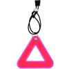 Generico Reflective Pendant, High Visibility Triangle Safety Gear, Night Runner