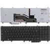 TEktvJAgb mKFHZA Tastiera Latina Compatibile con E6520 E6530 E6540 E5520 E5520M E5530 con puntatore retroilluminato