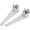 VILLCASE 2 Pezzi Chiave per Valvole Kayak in PVC, Utensile Portatile per Serraggio