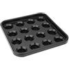 Rjrjc Bandeja de almacenamiento de bolas de billar con capacidad para 16 bolas, accesorio para piscina, bandeja negra resistente y duradera para sala de juegos de salón de billar