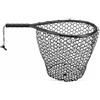 AsrMyjcx da Pesca in Silicone Rete da Sbarco Guadino Manuale con Telaio in Lega Robusto Rete Morbida Antiurto Galleggiante con Laccetto Adatto a Barca Canoa Belly Boat