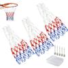 KORVANEL 3 reti da basket in nylon a 3 colori, rete di ricambio resistente alle intemperie