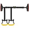 CAQYPVH Sbarra Trazioni Indoor Barra Porta Casa, 70-96cm, Modello con Anelli Sospesi Barra Anti-allentamento con Livella A Bolla A Rombo 70-96cm + Anelli Sospesi