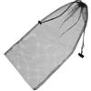 VILLCASE Sacca Porta Pinne in Rete Coulisse 25x50cm, Nylon Nero | Attrezzatura da Snorkeling e Nuoto, Riutilizzabile, Facile da Riporre e Trasportare