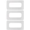 DOITOOL 3 Pezzi Piastra Adattatore per Box Pinna SUP, Patch per Coda e Slot Pinna, PVC, Idrodinamica, per Longboard e SUP Fin, Accessorio per Riparazione Tavola da Surf