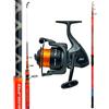 Kolpo Kit Combo Surf Casting Canna in Carbonio 4.2 mt 200 gr Mulinello e filo speciale spiaggia, moli, foce, scogliere