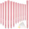 SAPLIZE Esclusive impugnature da golf da donna, confezione da 13 impugnature in gomma morbida con design affusolato ottimizzato, comode e ammortizzanti, serie G30 Candy, rosa