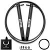 Bullstep® - Pro Speed Rope Corda per Saltare Professionale Crossfit Boxe | Corda crossfit, cavo acciaio inox da competizione, manici alluminio antiscivolo: jump rope e skipping rope per double under.