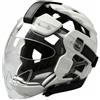Harilla Casco da Combattimento con Visiera Casco da Allenamento Casco Protettivo Casco da Sparring Materiale PU con Imbottitura NBR E Inserti in Gomma Comfort