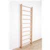 SportBaby Scala Svedese in Legno per Ginnastica e Sport Sport-0-240 Barra a Muro Multifunzione per Allenamento, Fitness, Stretching, Home Gym