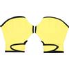 Housoutil Guanti da Nuoto, Guanti Palmari da Immersione in Nailon Gialli, Anti-skid, Forma Speciale, per Swim Laps e Corsi di Water Fitness