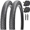 SIMEIQI Set di 2 pneumatici per bici per bambini e camera d'aria in butile 16 x 2,125/18 x 2,125/20 x 2,125 cm, pieghevoli, per mountain bike, bici da strada, BMX