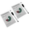 ibasenice 2 Set Tracker Rotazione Pallavolo, Ruota Strategia Pallavolo, Pvc e Plastica, con Marker Cancellabile, Leggero e Riutilizzabile, per Allenatori e Ufficiali, per Allenamento