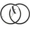 AKOOSY 2 Pezzi Camera D'Aria Bici 26x1.75-2.125 Valvola Lunga | Gomma Nera, per Copertoni Hybrid e Cruisers, Ricambio Standard per Ruote Bici