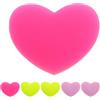 KALLORY 6 Pezzi Ammortizzatori per Racchetta da Tennis in Silicone Forma di Cuore Rosa, Riduzione e Protezione per Racchette, per Coppie e Amici