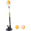 ifundom Allenatore di Tennis da Tavolo con Ventosa, Allenatore Ping Pong per Autoallenamento, PVC e Lega di Alluminio, Base Stabile, Nero, per Casa e Uso Indoor, Adulti
