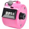 Kivivaka Contatore meccanico clicker guscio di plastica Easy Grip meccanico (rosa)