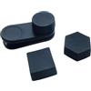 Sharplace Accessori per Porta Gesso da Biliardo: Contenitore Silenzioso e Compatto per Punta della Stecca da Biliardo con Clip, cubetti di Gesso Portatili per, Nero
