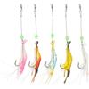 VALICLUD 5 Pezzi Esca Artificiale da Pesca, Esca Finta in PVC 9cm 6g Amo, per Pesci e Pesce Persico, Acqua Dolce e Salata, per Amici di Pesca
