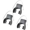 TWISAXC Boccaglio per erogatore da snorkel di,Grigio,4.8x5.5x2.9 cm