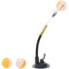 ADOCARN Allenatore di Tennistavolo a Rimbalzo con Base a Ventosa, Portatile, PVC e Lega di Alluminio, Nero, per Allenamento Individuale, Principianti, Casa e Ufficio