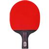 ZVfsdgSDFG racchette da ping pong, Cinque strati di legno puro, for giocatori offensivi/racchetta singola(Short handle)