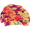 ifundom Cuffia da Nuoto Elastica in Nylon a Pieghe Stampa Unica, Leggera e Comoda, per Festa Estiva e Accessori Piscina Donna, Confezione da 2 Pezzi