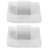 CAXUSD 2 Pezzi Supporto Motore per Kayak in PVC, Supporto Motore per Canoa, per Kayak e Barca da Pesca, Bordi Lisci, Installabile su Superfici Orizzontali o Verticali, Accessorio