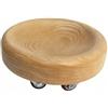 Baoblaze Foot Arch Tavola di Equilibrio Pedana Scorrevole Tavoletta Fitness Arco in Legno Massello con Ruote per Scorrimento Ergonomica Concava Adatta per Allenamento Domestico Riabilitazione